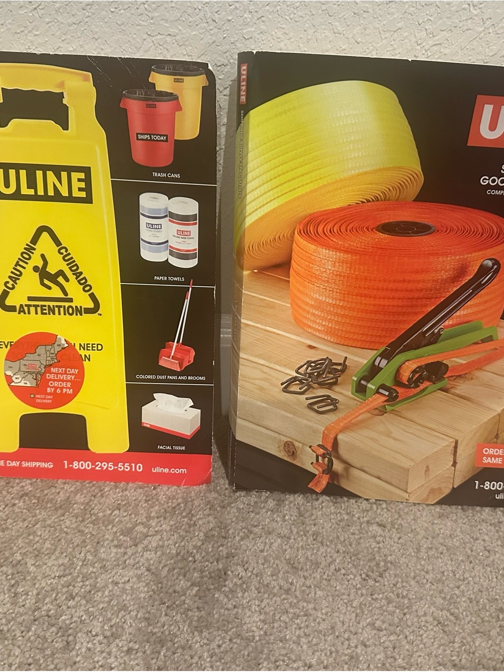 Vintage Uline Catalogs Set of 2 Spring/Summer 2019 Industrial Supply